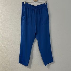 Satin blue dress, wore once, Zara, no tag